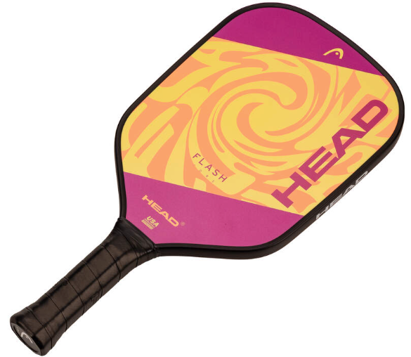 HEAD Flash Core Pickleball Paddle - Purple/Yellow