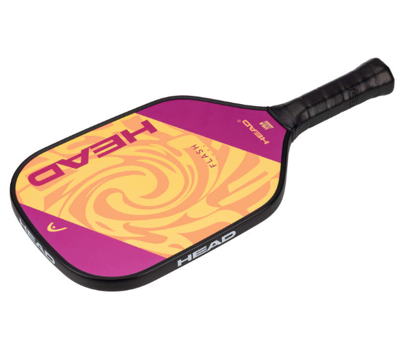 HEAD Flash Core Pickleball Paddle - Purple/Yellow