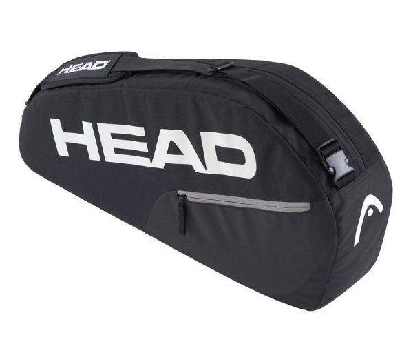 Head Base Small 3 Racket Tennis Bag - Black/White