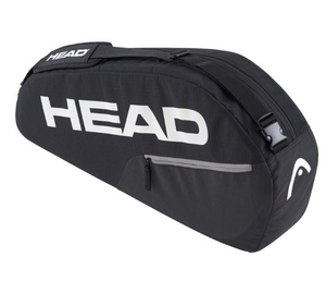 Head Base Small 3 Racket Tennis Bag - Black/White