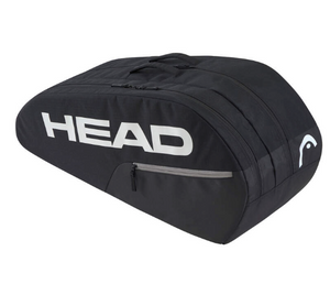 Head Base Medium 6 Racket Tennis Bag - Black/White
