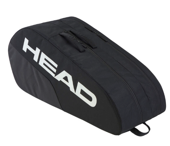 Head Base Medium 6 Racket Tennis Bag - Black/White