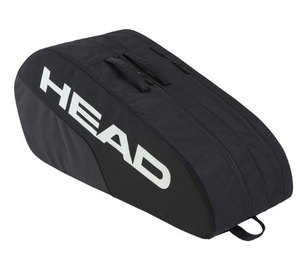 Head Base Medium 6 Racket Tennis Bag - Black/White