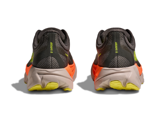 HOKA Men's Arahi 8 Stability Running Shoes - ASPHALT / GRAVEL