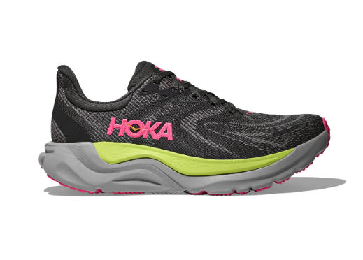 HOKA Women's Arahi 8 Stability Running Shoes - CHARCOAL GREY / GREY SKIES