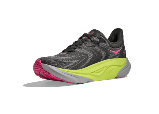 HOKA Women's Arahi 8 Stability Running Shoes - CHARCOAL GREY / GREY SKIES