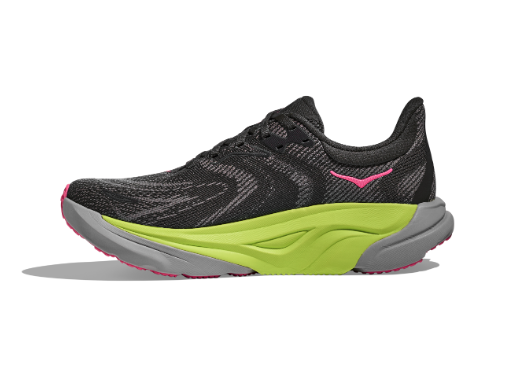 HOKA Women's Arahi 8 Stability Running Shoes - CHARCOAL GREY / GREY SKIES