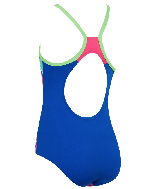 Zoggs Girls Medley Rainbow Strikeback Swimsuit - Multicoloured