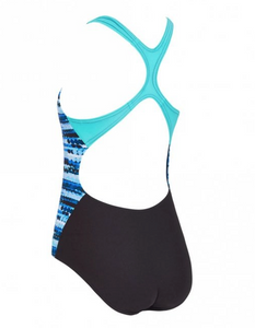 Zoggs Girls Rock Wave Cracker Rowleeback - Blue