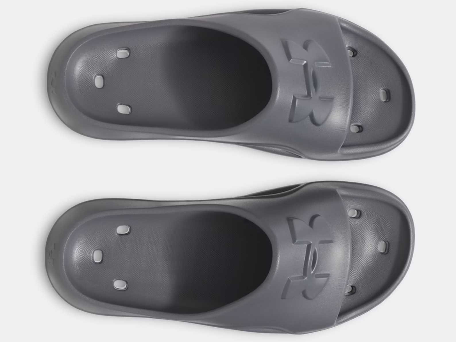 Under Armour Men's Locker V Slides Sandals - Castlerock / Anthracite - (025)