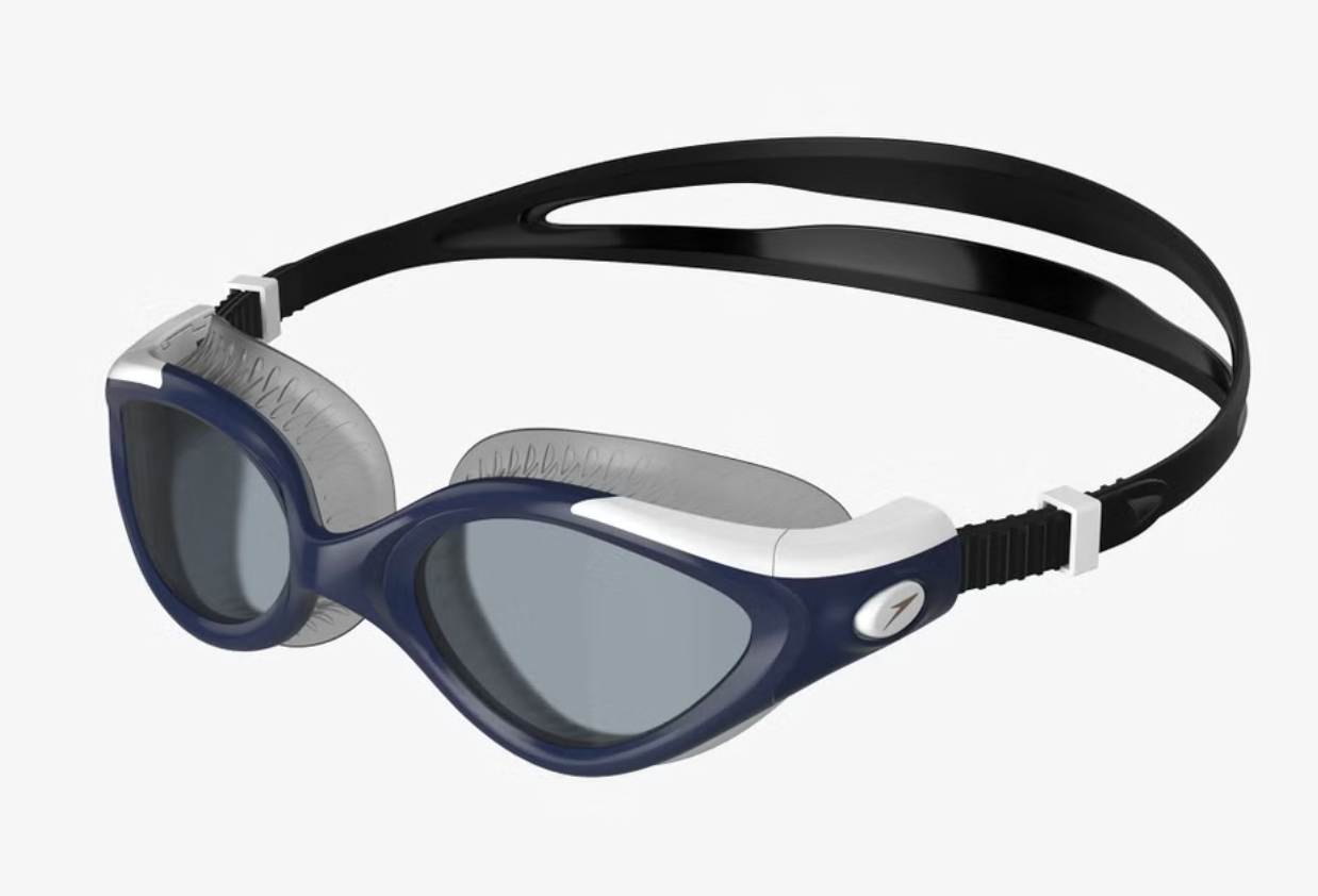 Speedo Futura Biofuse Flexiseal Female Women's Swimming Goggles Clear Lens - Black/Navy