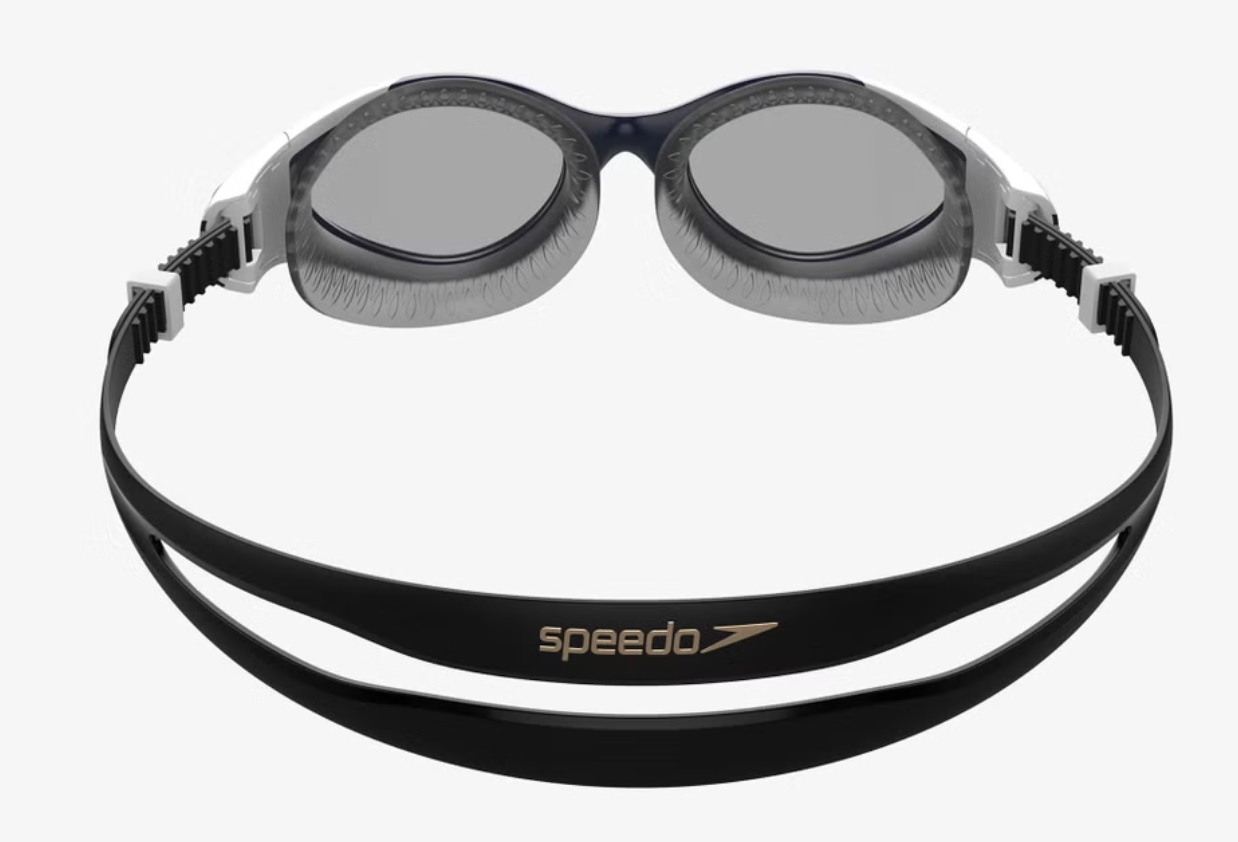 Speedo Futura Biofuse Flexiseal Female Women's Swimming Goggles Clear Lens - Black/Navy