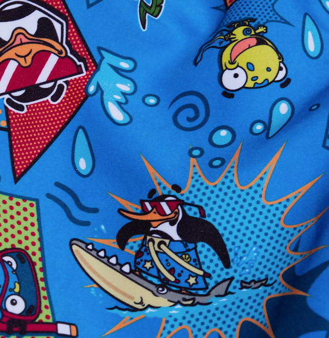 Speedo Infant Boys' Learn To Swim 11" Swim Shorts / Watershorts - Blue/Yellow