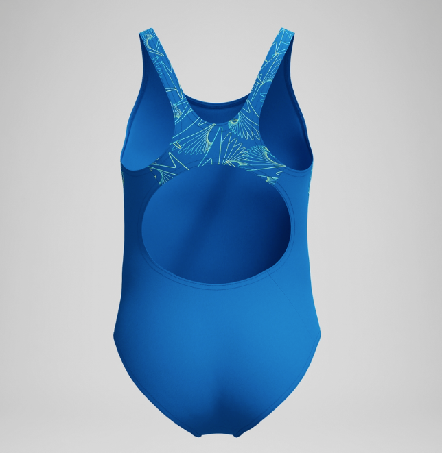 Speedo Girls HyperBoom Splice Muscleback Swimsuit - Blue