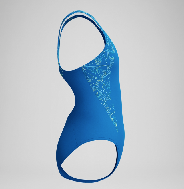 Speedo Girls HyperBoom Splice Muscleback Swimsuit - Blue