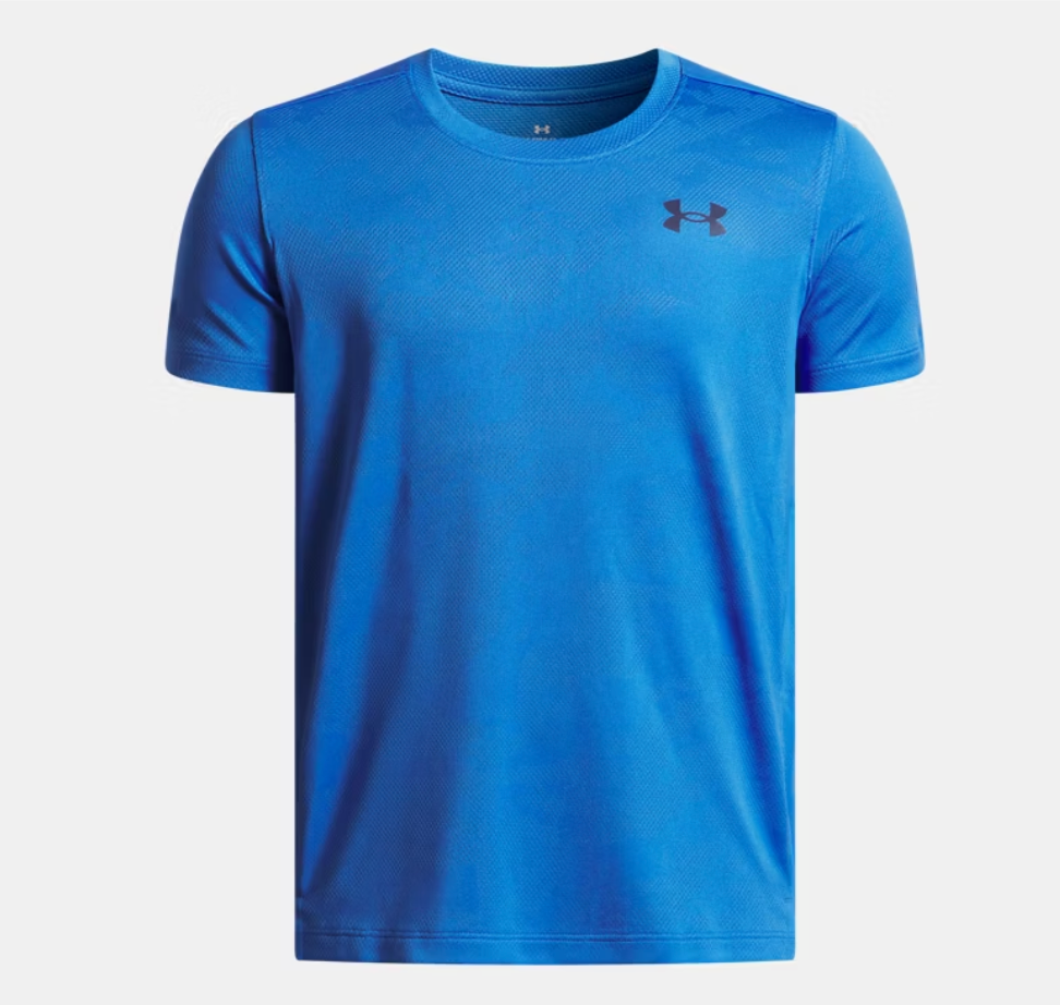 Under Armour Boys' Tech Vent Jacquard  Short Sleeve Tee - Starlight (561)