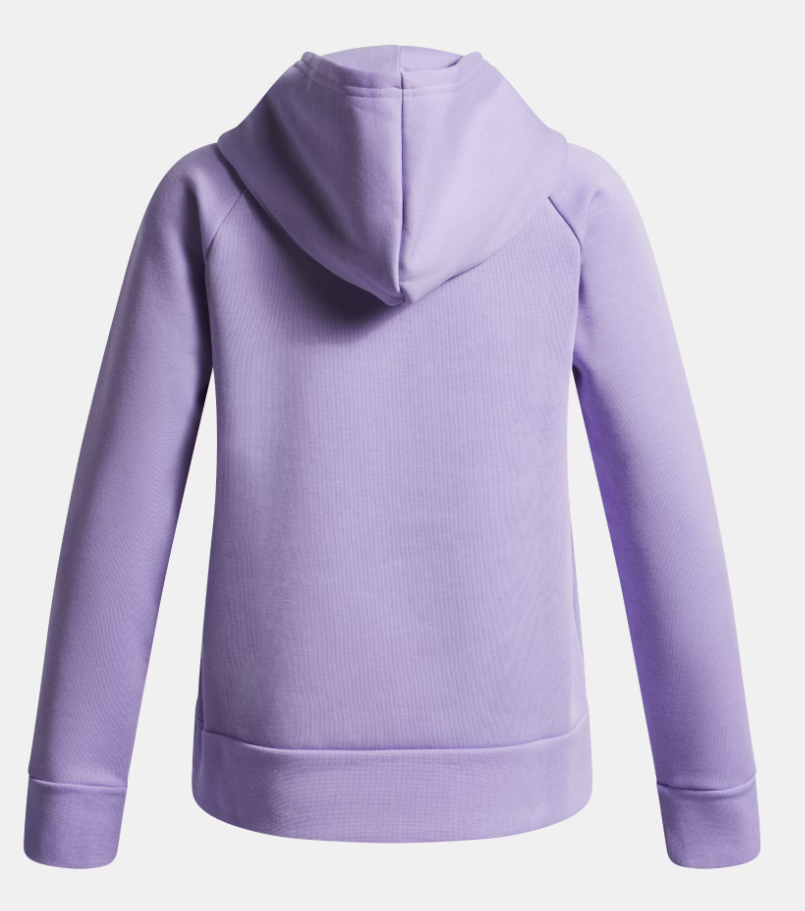 Under Armour Girl's Rival Fleece Shimmer Hoodie - Transparent / Iridescent (538)