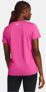 Under Armour Women's Tech Short Sleeve Solid T-Shirt - Rebel Pink/Pink Elixir (652)