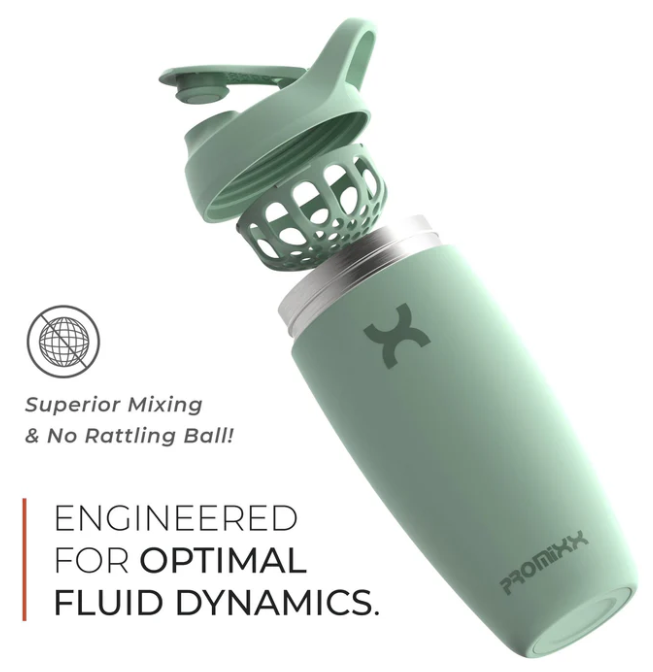 PROMiXX Pursuit Stainless Steel Shaker Bottle - 550ml