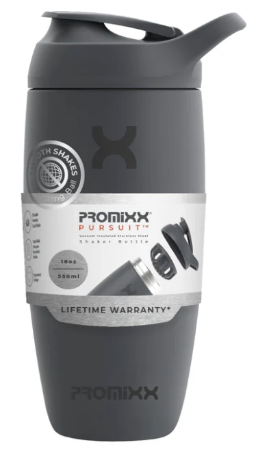 PROMiXX Pursuit Stainless Steel Shaker Bottle - 550ml