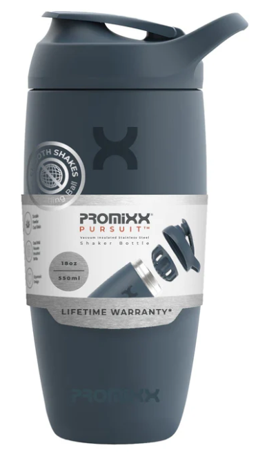 PROMiXX Pursuit Stainless Steel Shaker Bottle - 550ml