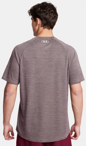Under Armour Men's Textured Short Sleeve T-Shirt - Tetra Gray (015)