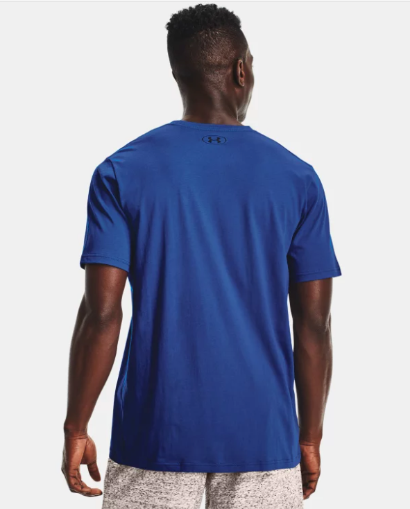 Under Armour Men's Sportstyle Left Chest Short Sleeve T-Shirt - Tech Blue