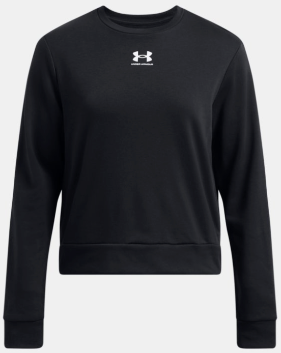 Under Armour Women's Rival Terry Crew - Black (001)