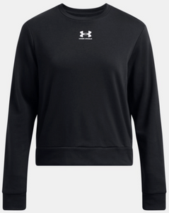 Under Armour Women's Rival Terry Crew - Black (001)