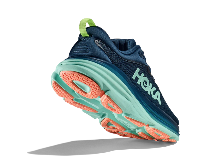 HOKA Women s Bondi 8 Running Shoes MIDNIGHT SEAFOAM NEUTRAL Equip Sports