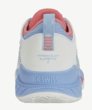 K-Swiss Women's Hypercourt Supreme 2 - White/ Open Air/ Strawberry Ice