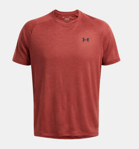 Under Armour Men's Textured Short Sleeve T-Shirt - Earthen Orange/Black (840)