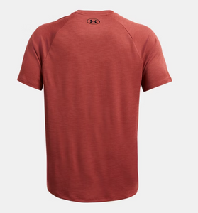 Under Armour Men's Textured Short Sleeve T-Shirt - Earthen Orange/Black (840)