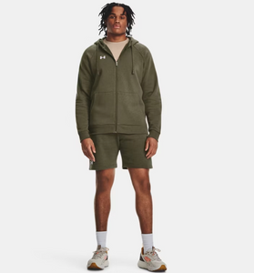 Under Armour Men's Rival Fleece Full-Zip Hoodie - Marine OD Green/White