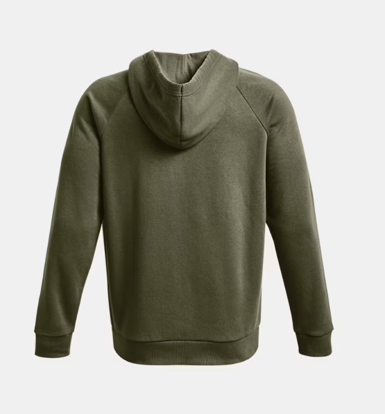 Under Armour Men's Rival Fleece Full-Zip Hoodie - Marine OD Green/White