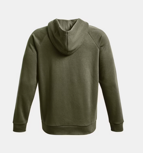 Under Armour Men's Rival Fleece Full-Zip Hoodie - Marine OD Green/White