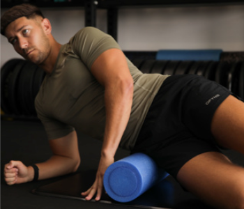 Fitness Mad Foam 45cm Roller - Blue