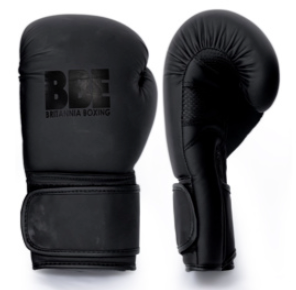 Britannia Boxing BBE Matte Black Sparring/Bag Glove