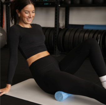 Fitness Mad Foam 20cm Roller - Blue