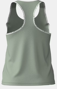 Under Armour Women's Knockout Tank - Silica Green/ White (348)