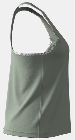 Under Armour Women's Knockout Tank - Silica Green/ White (348)