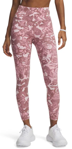 Under Armour Women's Motion Printed Ankle Leggings - Pink (647)
