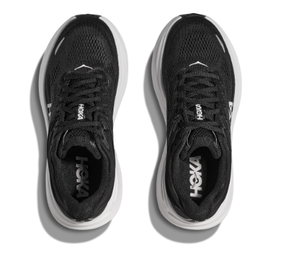 HOKA Women's Bondi 9 Running Shoes - Black/White