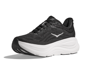 HOKA Women's Bondi 9 Running Shoes - Black/White