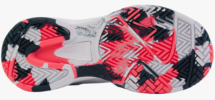 K-Swiss Court Express 2 Kids Tennis Shoes - White/ Stargazer/ Neon Blaze