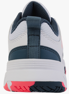 K-Swiss Court Express 2 Kids Tennis Shoes - White/ Stargazer/ Neon Blaze