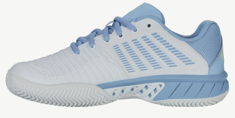 K-Swiss Women's Express Light 3 Tennis Shoes - White/ Dutch Canal/ Paradise Green