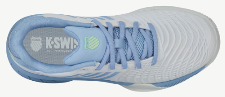 K-Swiss Women's Express Light 3 Tennis Shoes - White/ Dutch Canal/ Paradise Green