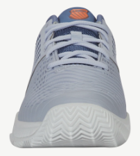 K-Swiss Men's Express Light 3 Clay Tennis Shoes -  Arctic Ice/ Infinity/ Scarlet Ibis