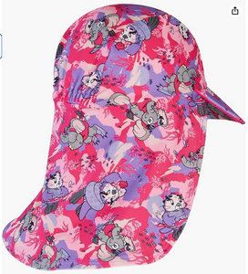 Speedo GIRLS LEARN TO SWIM SUN PROTECTION HAT- Cherry Pink